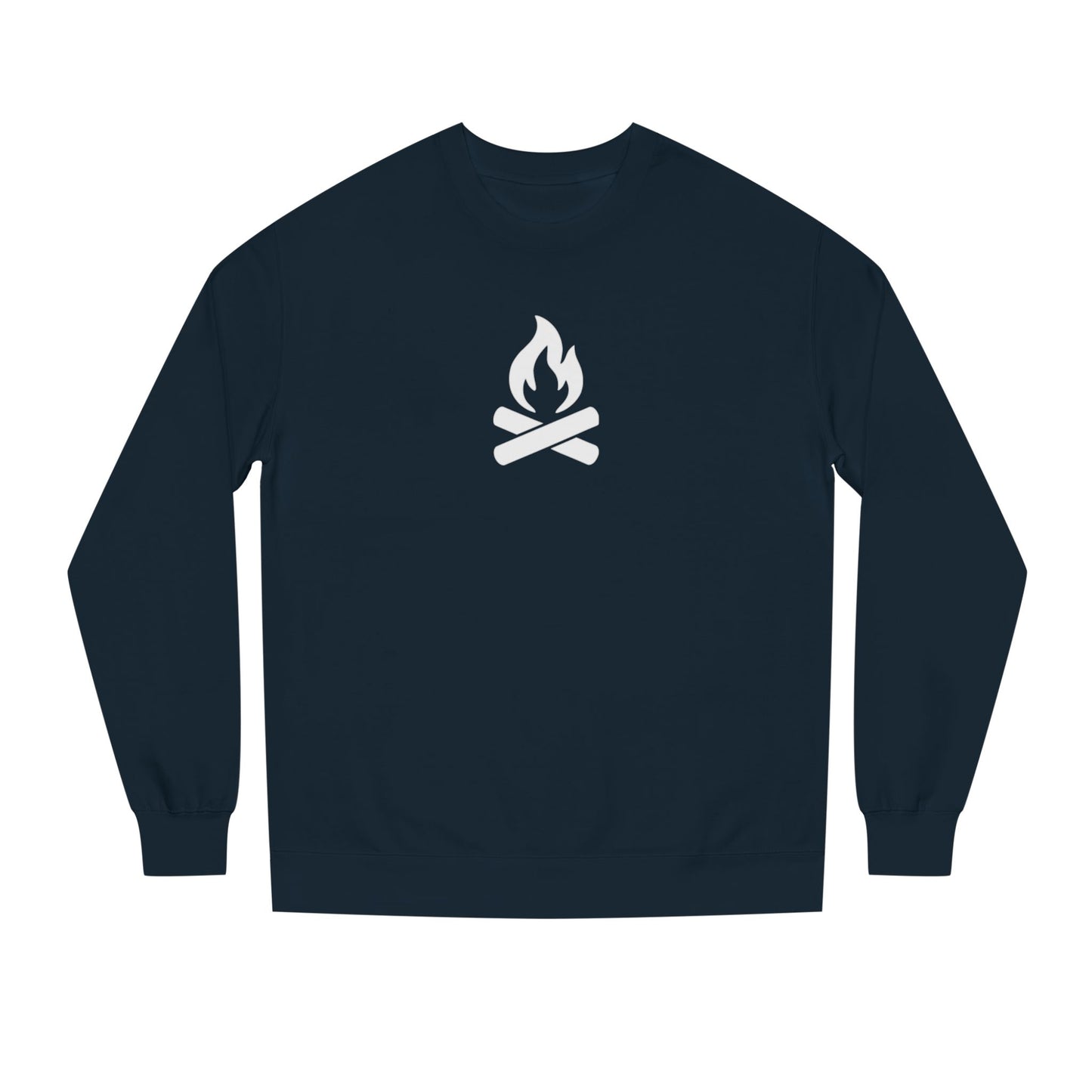 Bored Dad Co. Crewneck Sweatshirt — Campfire Logo Casual Pullover