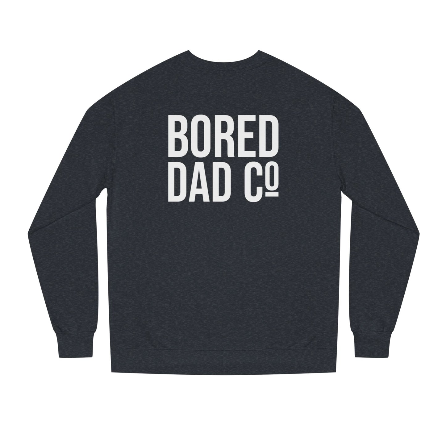 Bored Dad Co. Crewneck Sweatshirt — Campfire Logo Casual Pullover