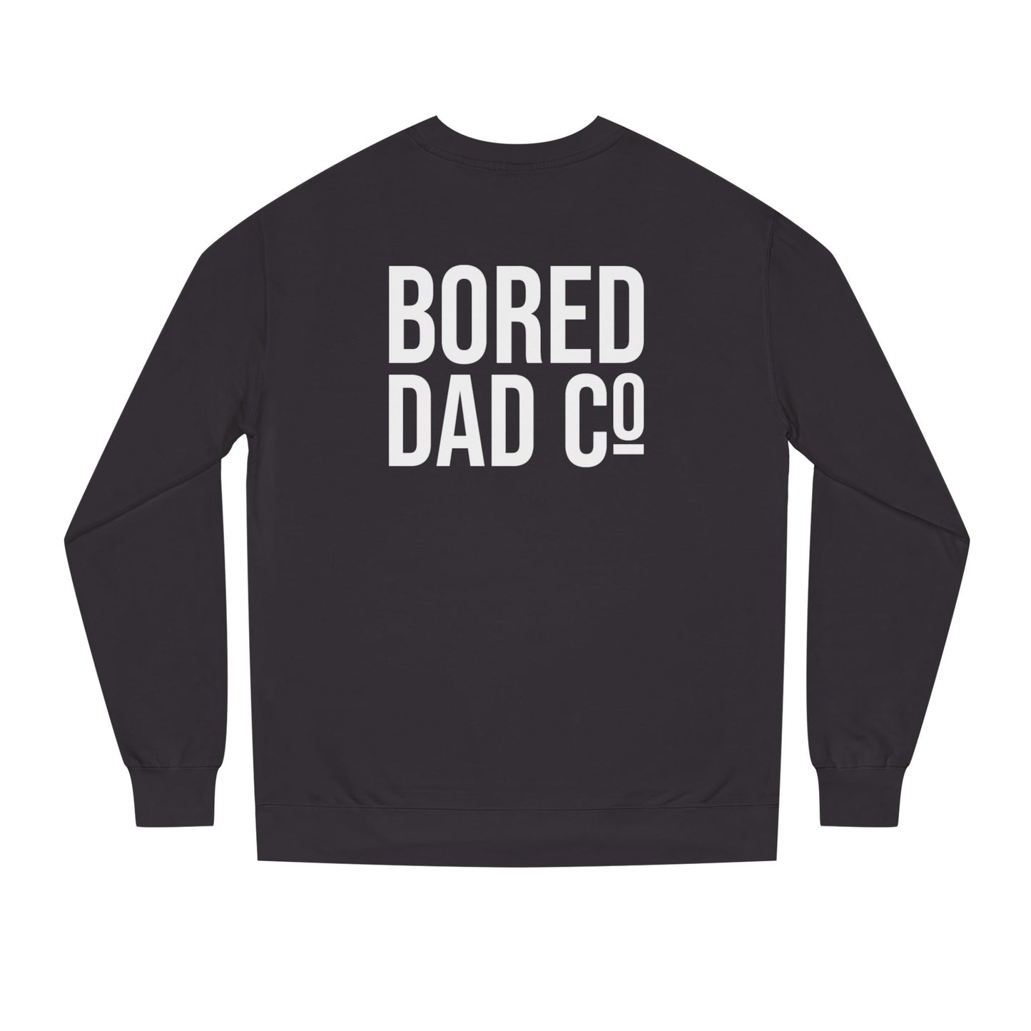 Bored Dad Co. Crewneck Sweatshirt — Campfire Logo Casual Pullover