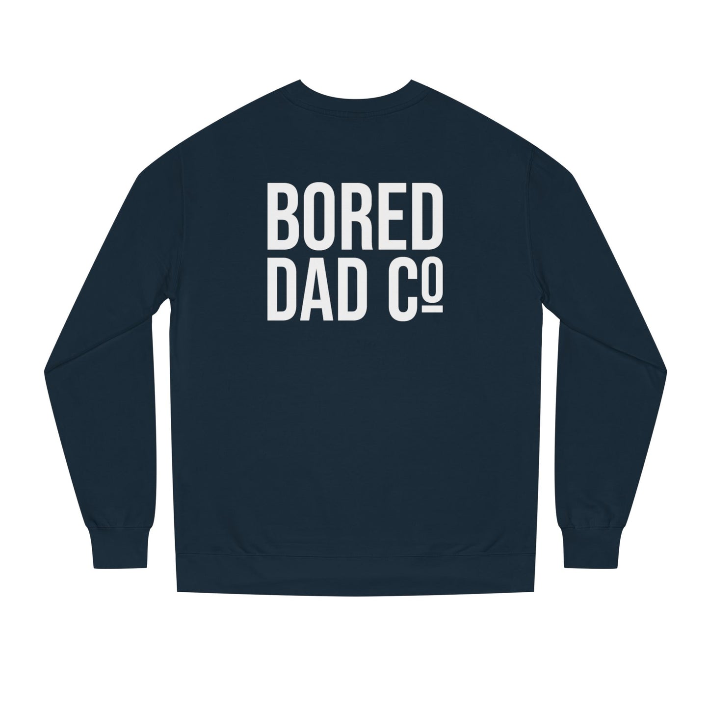 Bored Dad Co. Crewneck Sweatshirt — Campfire Logo Casual Pullover